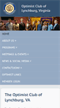 Mobile Screenshot of lynchburgoptimists.org